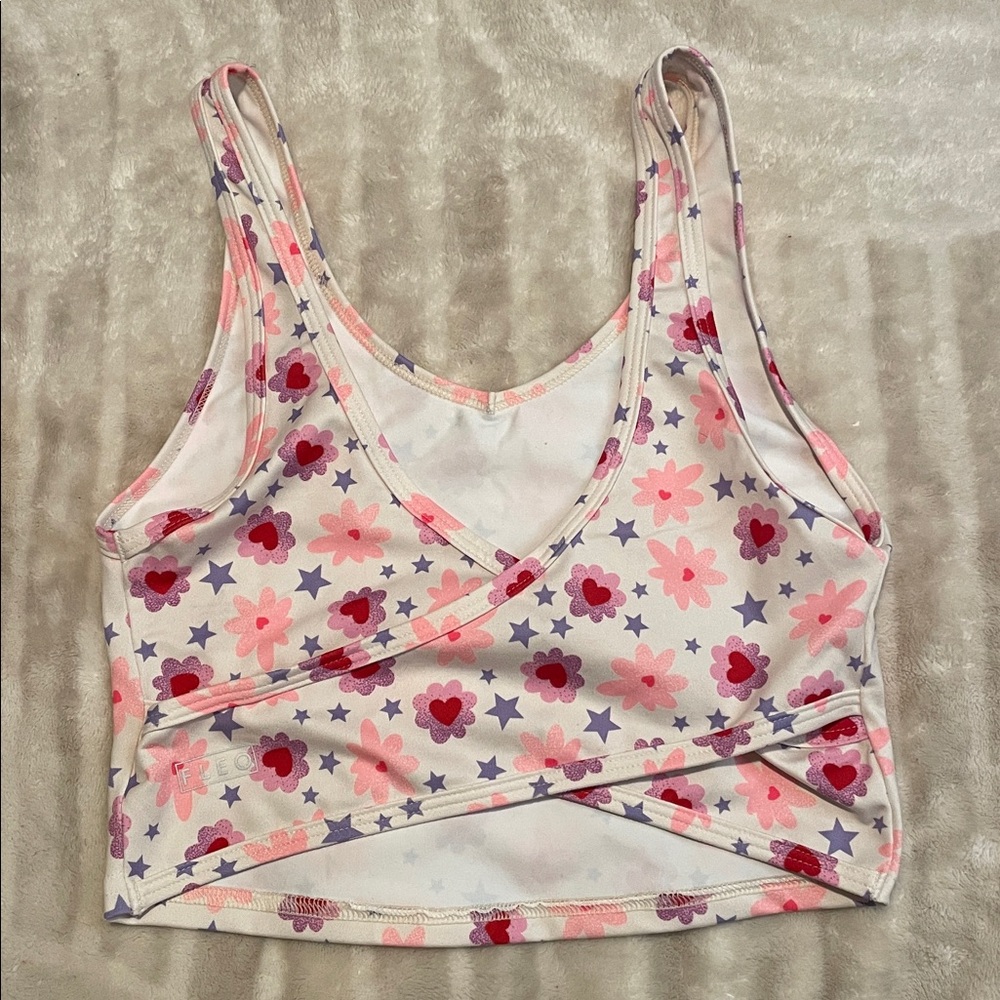Fleo wrap crop tank